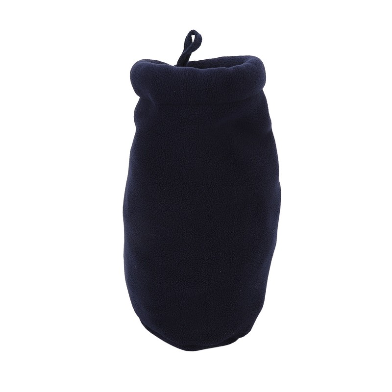 Men Women Cast Sock Dark Blue Soft Fleece Thick Adjustable