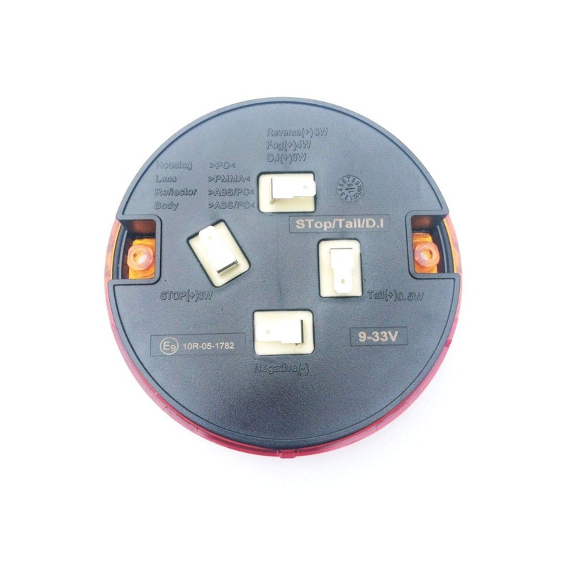 Matel Service LED Rear Light Round Diameter 140 with Position