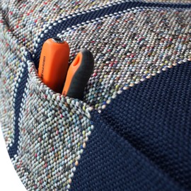 Leader Accessories Saddle Blanket Blue Car Seat Cover Universal for Full Size Pickup Trucks Bench Seats