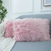 LIGICKY Set of 2 Luxury Series Soft Faux Fur Cushion
