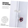 COHEALI 60pcs PVC Insulated Flame Retardant Pipe Clamp Bracket Support
