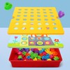 JurciCat Child Mosaic Plug-In Game with 46 Large Beads and