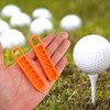 2pcs Adjustable Golf Tee Height Tool, Easy to Use Tee