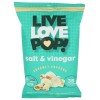 Live Love Pop Popcorn Salt & Vinegar 4.4 oz (Pack of 12)