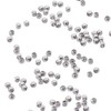 100pcs 3mm Silver Stainless Steel Cube Beads Loose Spacer Beads