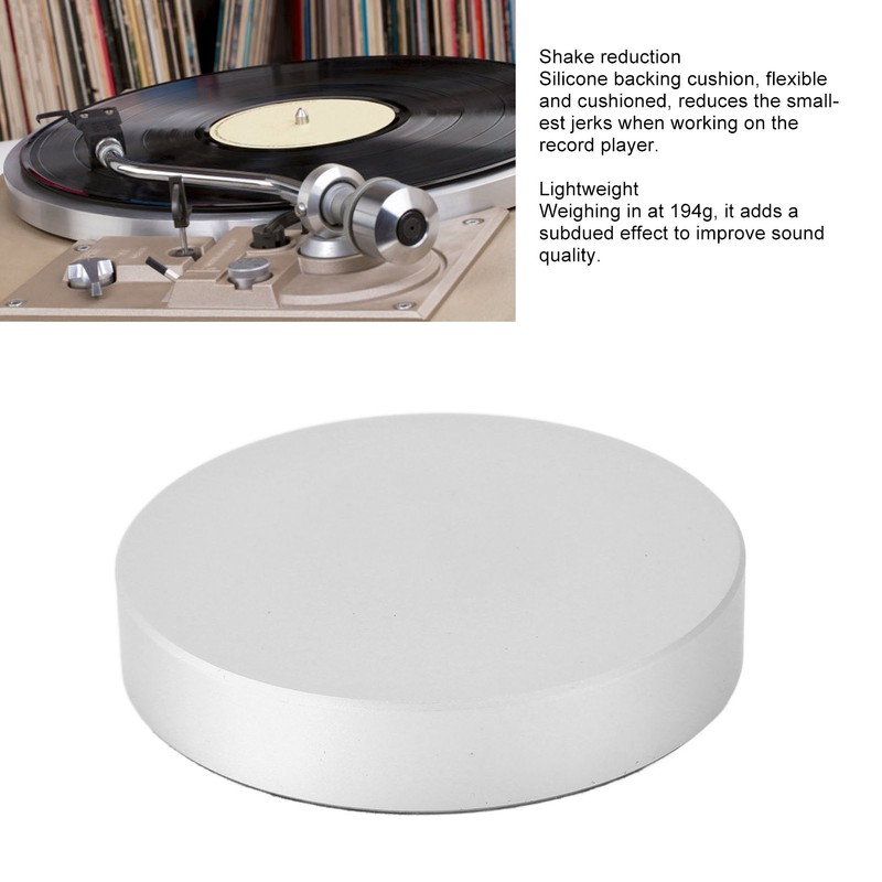 Disc Stabilizer Turntable Part Aluminum Alloy HiFi Record Weight Stabilizer
