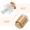 FOMIYES 10Pcs Golden Mini Spray Nozzle for Perfume Bottles, 13Mm