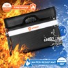 6500°F Upgraded Fireproof Document Bag with Lock, Fire proof Money