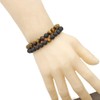 MengPa Mens Beaded Bracelets Couples Matching Bracelet Set Tiger Eye