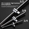 T Handle Sliding Bar, 1/4" 3/8" 1/2" Drive Sliding Wrench