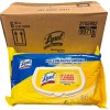 Lysol Lot Of (6) 80ct Flat Packs Lysol Lemon &