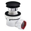 Wirquin 30722863 XS Pure Black Ultra-Compact Complete Set for Sink