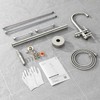 Free Standing Bathtub Faucet Set: SR SUN RISE Floor Mount