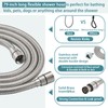LOCALAND Hand Shower with Slide Bar, High Pressure 10 Setting