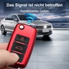 QBUC Car Key Case for VW, TPU Dustproof Key Box,