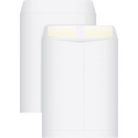 10 x 13 Catalog Envelopes (Open End) - 50 per Pack - Sturdy 28lb White Wove, Strong Gummed Seal for Mailing or Storage - Large Plain Envelopes for Catalogs, Booklets, Brochures, Documents and Letters