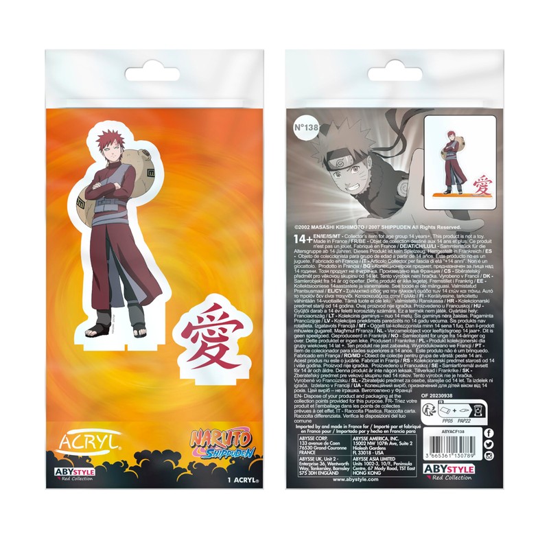ABYSTYLE - Naruto Shippuden Acryl® Gaara