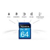 ADATA 64GB UHS-I CLASS10 SD Card 100/25 MB/s ASDX64GUICL10-R-I
