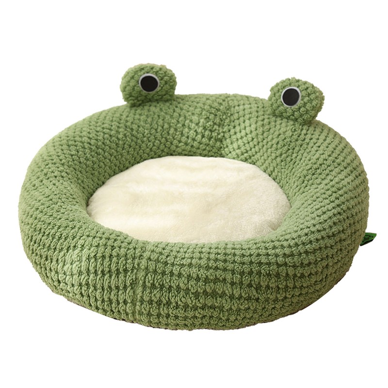 Pet Cave Bed Cute Cartoon Pet Bed Soft Breathable Plush