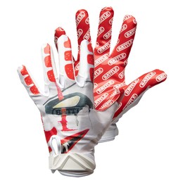 Battle Sports - Guantes anchos de payaso con capa de receptor, guantes de fútbol de payaso para adultos, guantes de agarre ultrapristista, talla M para adultos