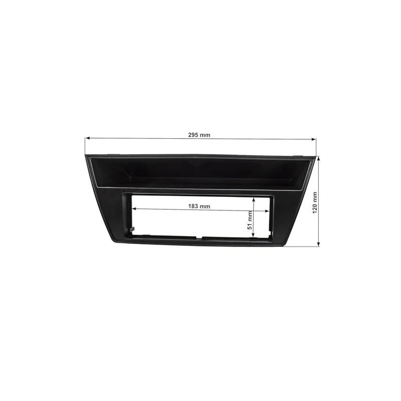 tomzz Audio 2450-023 Radio Faceplate Compatible with Skoda Fabia III