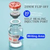 Ks-Tek Sterile Empty Vials with Self Healing Injection Port,with Flip