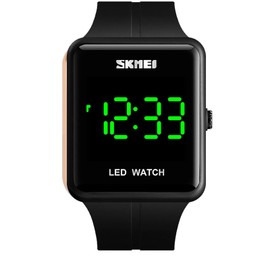 Gosasa Large Face LED Digital Watch Date Time 3Bar Waterproof Men Women Sports Watches(Black)