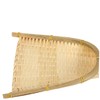 Healeved DIY Rattan Tray Woven Basket Bamboo Weaving Child Wooden