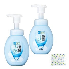 Hada Labo Gokujun Hyaluron Foaming Face Cleanser, Set of 2 + Bonus 5.3 fl oz (160 ml) (x 2)