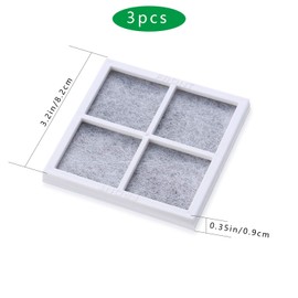 3PCS Fresh Air Filter, Refrigerator Air Filter To LG LT120F Series, Refrigerator Freezer Air Filter Replacement Parts