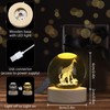 XIANNVXI 3D Giraffe Crystal Ball Light Giraffe Paperweight Giraffe Gifts