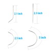 20 Pieces Hair Extension Clips U-Shape Stainless Steel Snap Clips