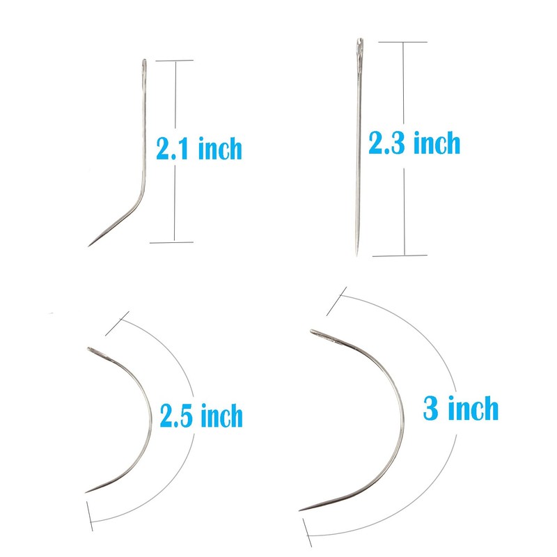 20 Pieces Hair Extension Clips U-Shape Stainless Steel Snap Clips