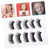 TOVINANNA Dense Purple Fake Eyelashes Pack Long Eyelashes Clusters Natural
