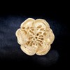 Enamel Camellia Pearl Brooch - Elegant Petal Pin Wedding &