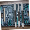 SHINEOFI 3pcs Socket Organizers Drive Holders Durable Tool Box Socket