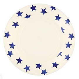 Emma Bridgewater Blue Star 10 1/2 Plate | 1BST010064