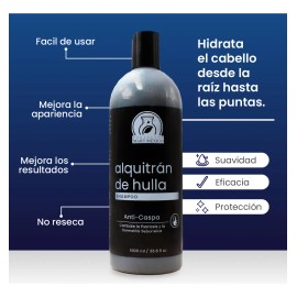 Shampoo De Alquitrán De Hulla Control Psoriasis Y Caspa Productos Mart México (1 Litro)
