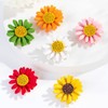 Pack of 6 Daisy Flower Brooch, Daisy Brooch Pin, Enamel