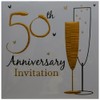 50th Golden Wedding Anniversary Party Invitations {Holographic} 36 Cards with