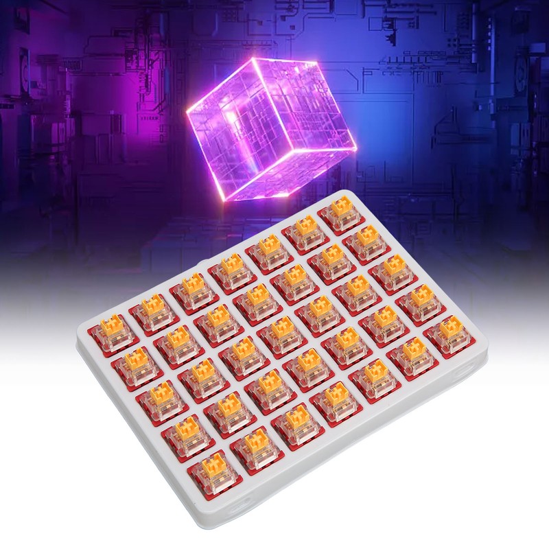 35 Pcs Mechanical Keyboard Switch Linear Dustproof Mute Long Service