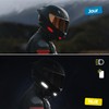 Set of 8 Oval Reflective Motorcycle Helmet Stickers, Stickers, Compatible