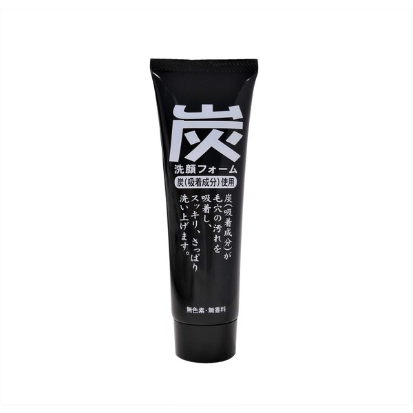 Jun Cosmetics Charcoal Facial Wash Foam, 4.2 oz (120 g) x 6 Packs