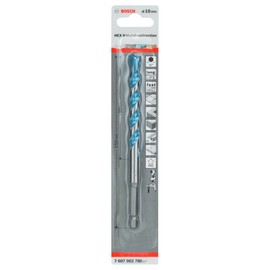 Bosch 2607002780 Multi-Purpose Drill Bits, Hex-9 Multi Construction, 10mm x 60mm x 150mm, Multicolor