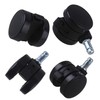 RDEXP Metal Black Office Chair Swivel Caster 50mm Dia Wheel