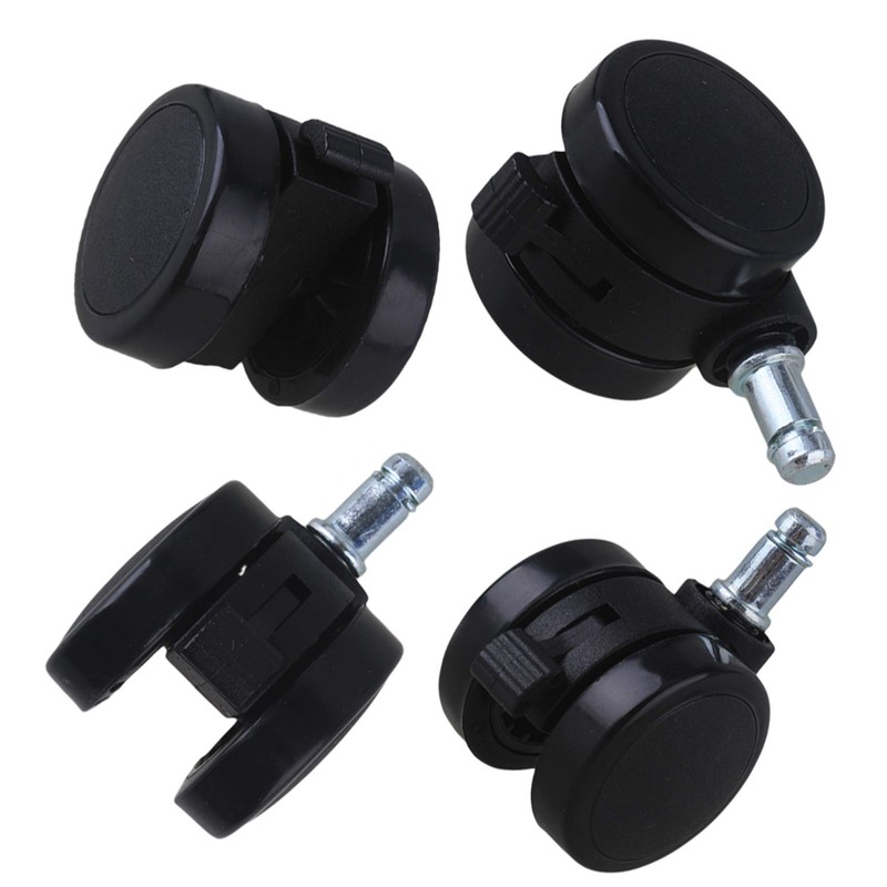 RDEXP Metal Black Office Chair Swivel Caster 50mm Dia Wheel