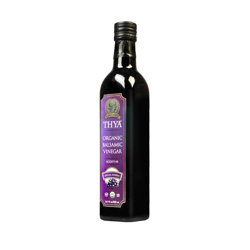 THYA Organic Balsamic Vinegar, Acidity 6%, USDA Organic, Non GMO,