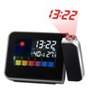 Artibetter Alarm Clock Projector Alarm Clock Ceiling Projection Clock Projector