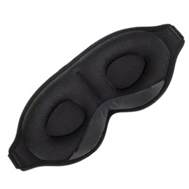 1 x Sleep Mask, Memory Foam, 3D Eye Mask, Sleeping Women's and Men's Mask, Light Blocking, Breathable, Contoured Eye Cover, Use for Travel, Yoga