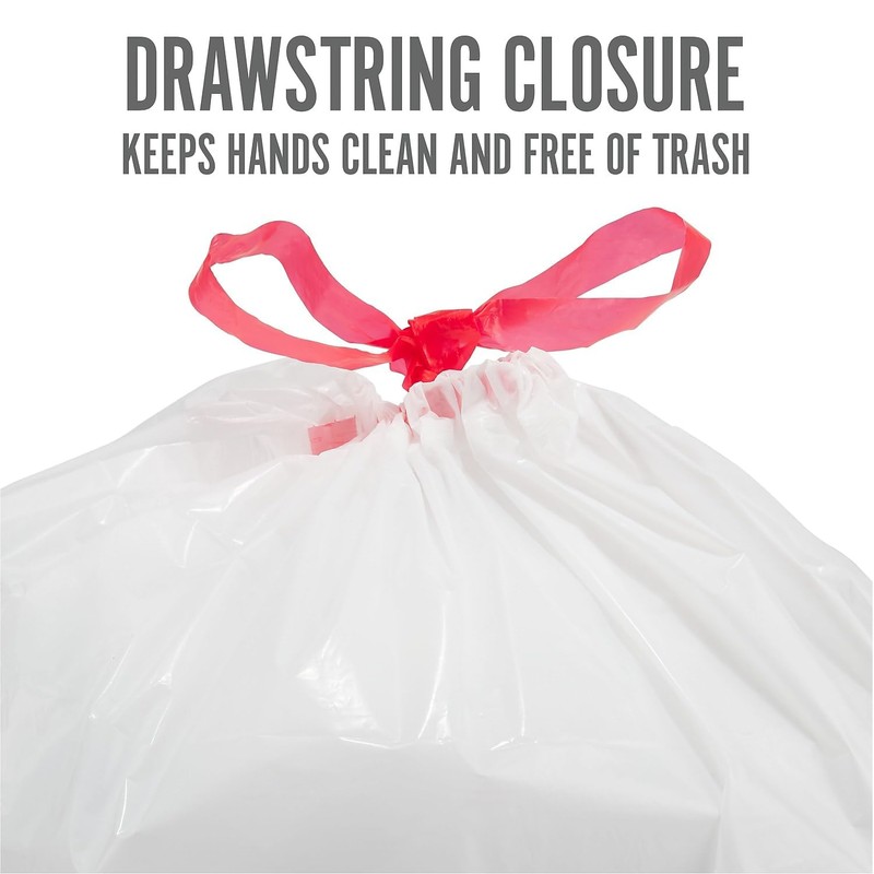 Staples Perk Kitchen Trash Bags, 13 Gallon Garbage Can Liners,